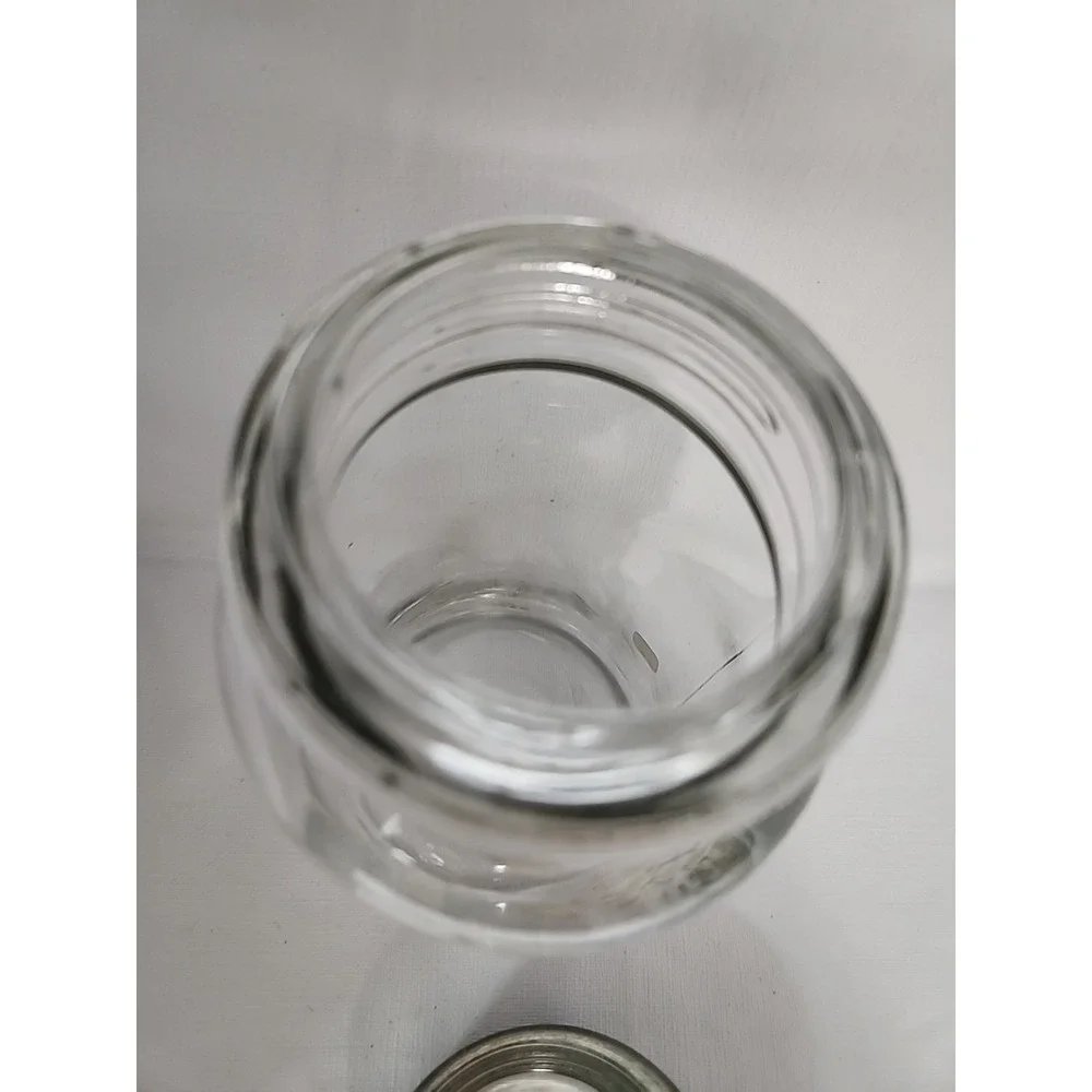 Vintage Corona Jar Made in Canada Clear Glass Antique‎ Canning Jar with Zinc Lid